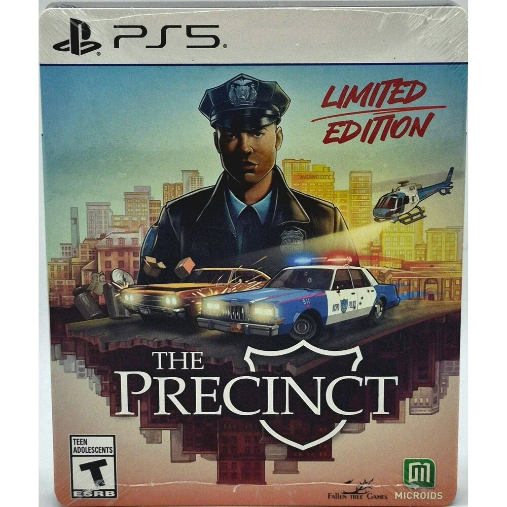 PS5 The Precinct Limited Edition Steelbook Sealed w Map & Soundtrack